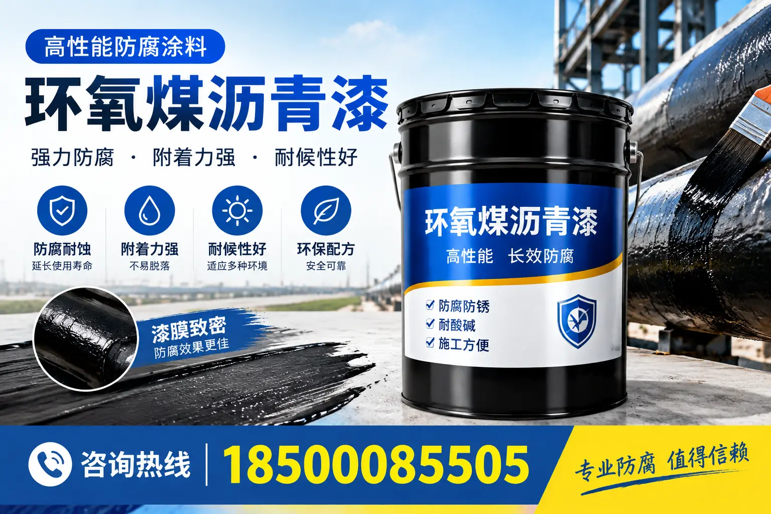 环氧煤沥青漆使用中的常见问题解答,葫芦岛用户必看