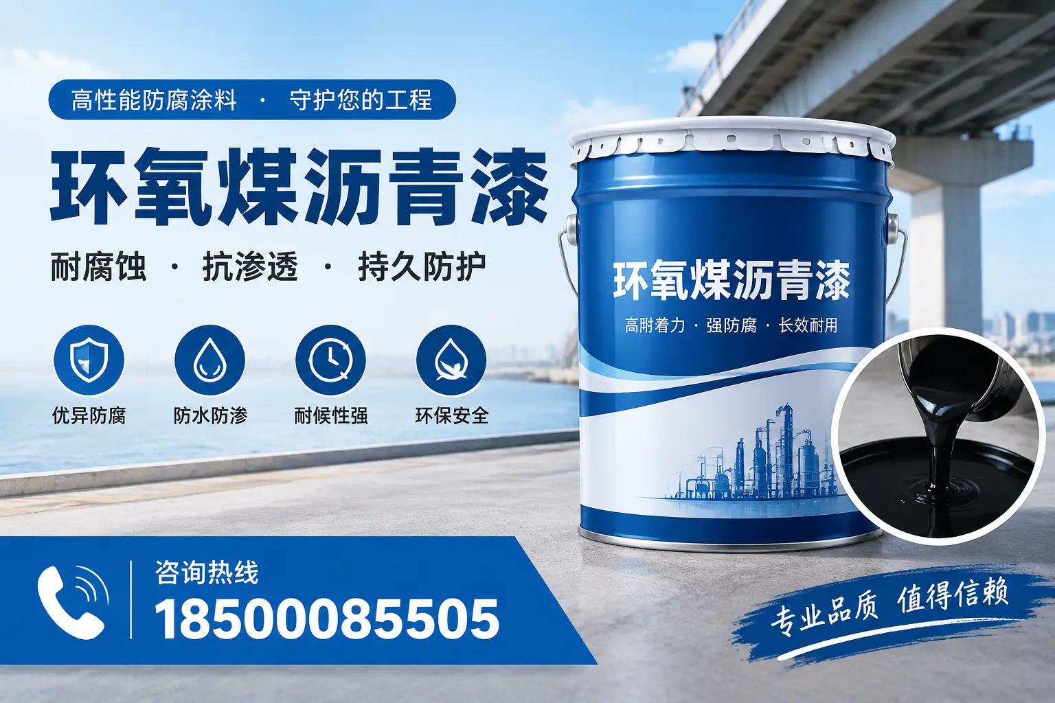 如何确保环氧煤沥青漆施工质量？葫芦岛用户的质量控制